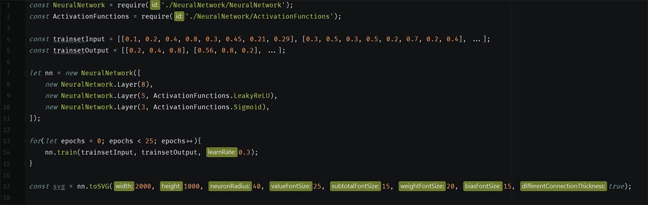 ArtificialNN.js – 1