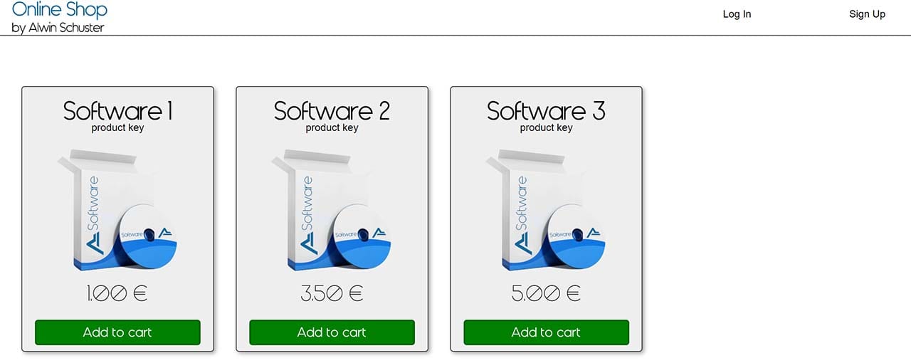 Online Shop – 1