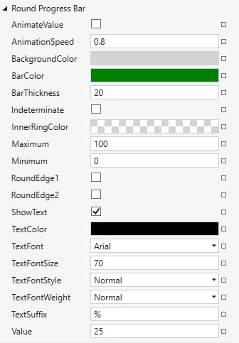 RoundProgressBar – 1